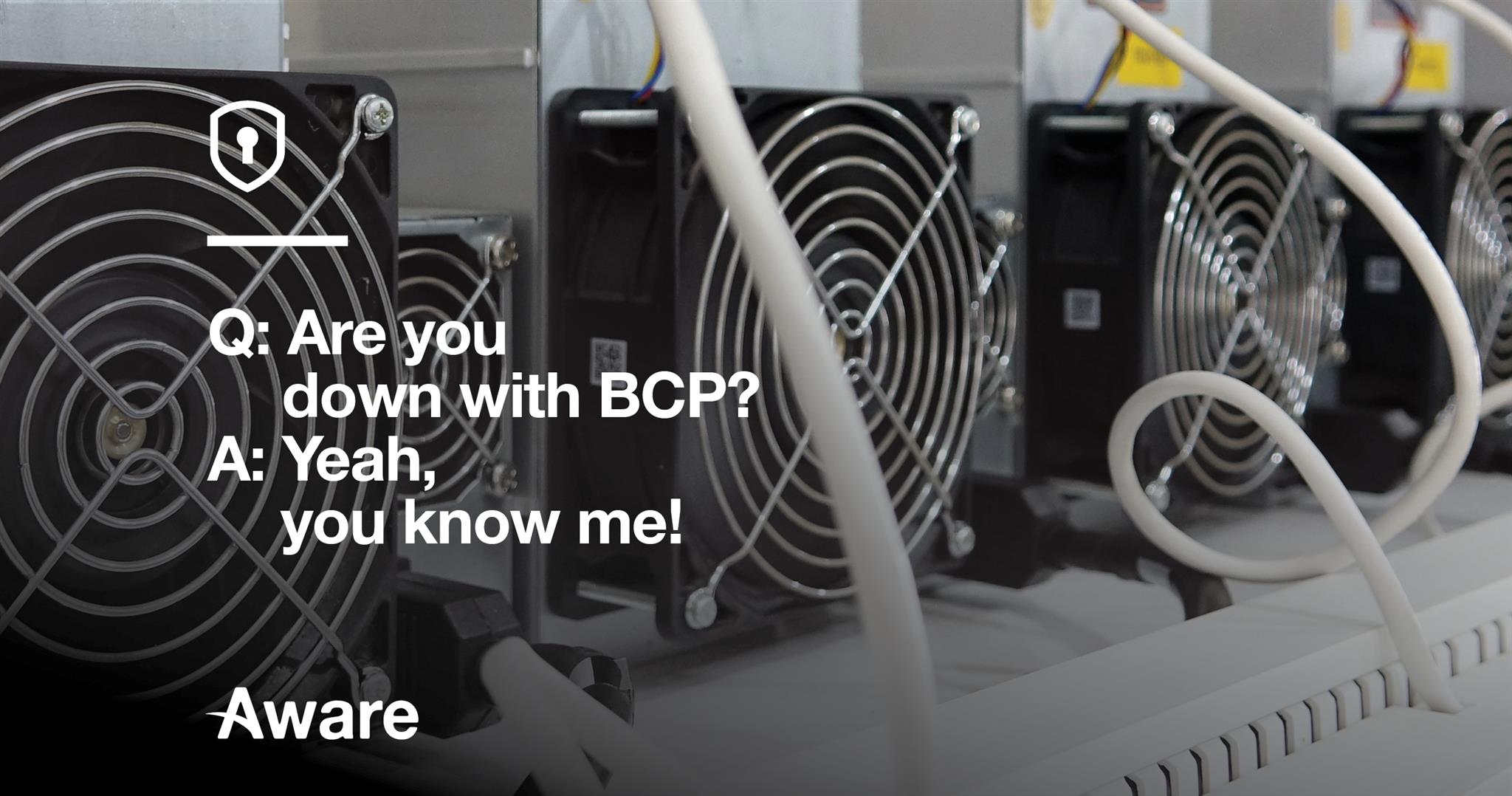 Are you down with BCP? Yeh, you know me!